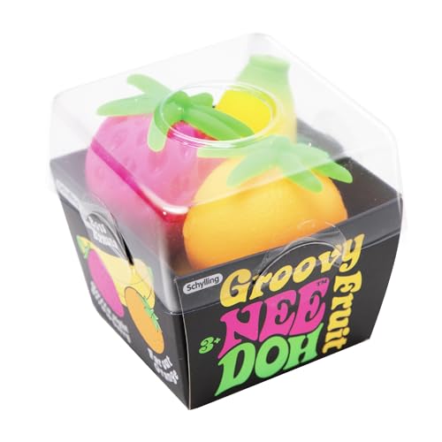 Schylling Nee Doh Groovy Fruit - Novelty Toy (GFND)