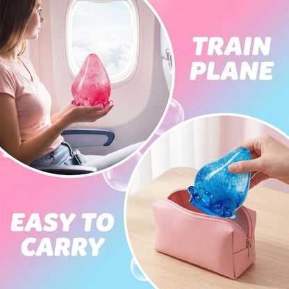 Water Drop Squeeze Squishies, Dream Squishy Drop Squishy Stress Ball, Soft Fidget Stress Ball, 2026 New Slow Rise Relief Fidget Sensory for Anxiety Stress Easter Party Favors (Pink)