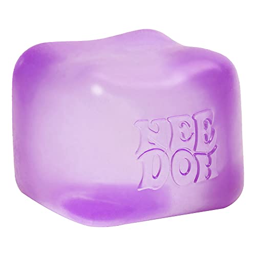 Schylling Needoh Nice Cube Sensory Toy with a Super Solid Squish - Colors May Vary 3 Pack