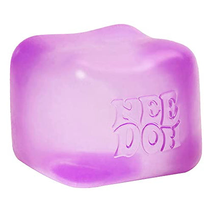 Schylling Needoh Nice Cube Sensory Toy with a Super Solid Squish - Colors May Vary 3 Pack