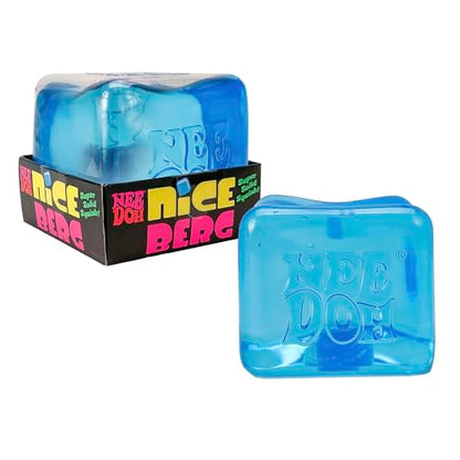 Schylling NeeDoh Nice Berg - Giant NeeDoh Nice Cube - Sensory Squeeze Toy with a Super Solid Squish (Pack of 1)