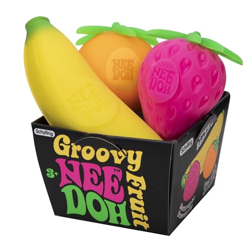 Schylling Nee Doh Groovy Fruit - Novelty Toy (GFND)