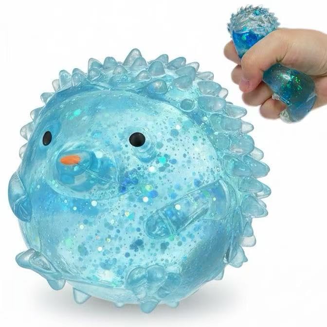 Schylling Nee Doh Dig' It Pig...Groovy Glob! Squishy, Squeezy, Stretchy Stress Fidget Balls Gift Set Party Bundle - 3 Pack (Assorted)