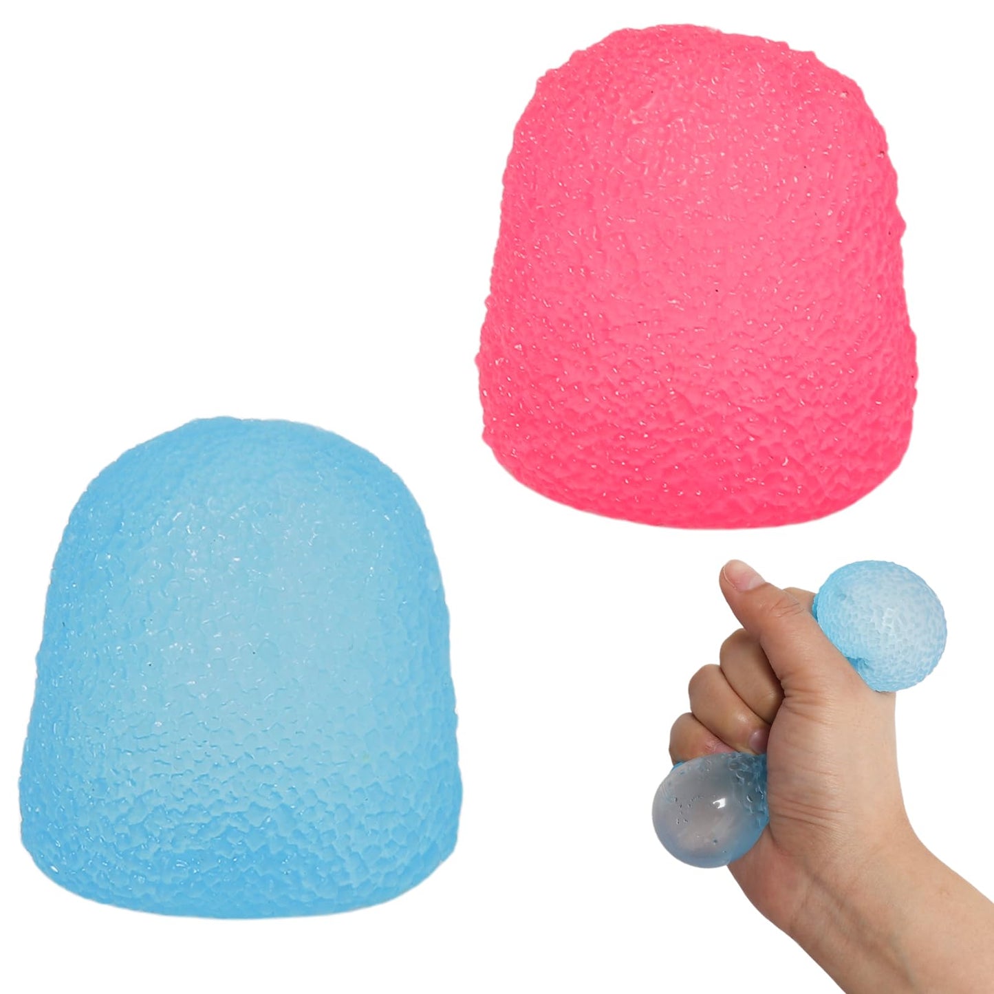 Schylling NeeDoh Gumdrop Textured Sensory Fidget Toy Colors May Vary (3 Pack)
