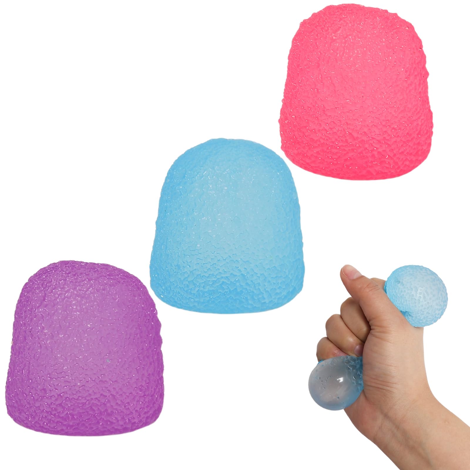 Schylling NeeDoh Gumdrop - Textured Sensory Toy with Super Solid Squish - 2.5" Tall - Colors May Vary (Pack of 1)