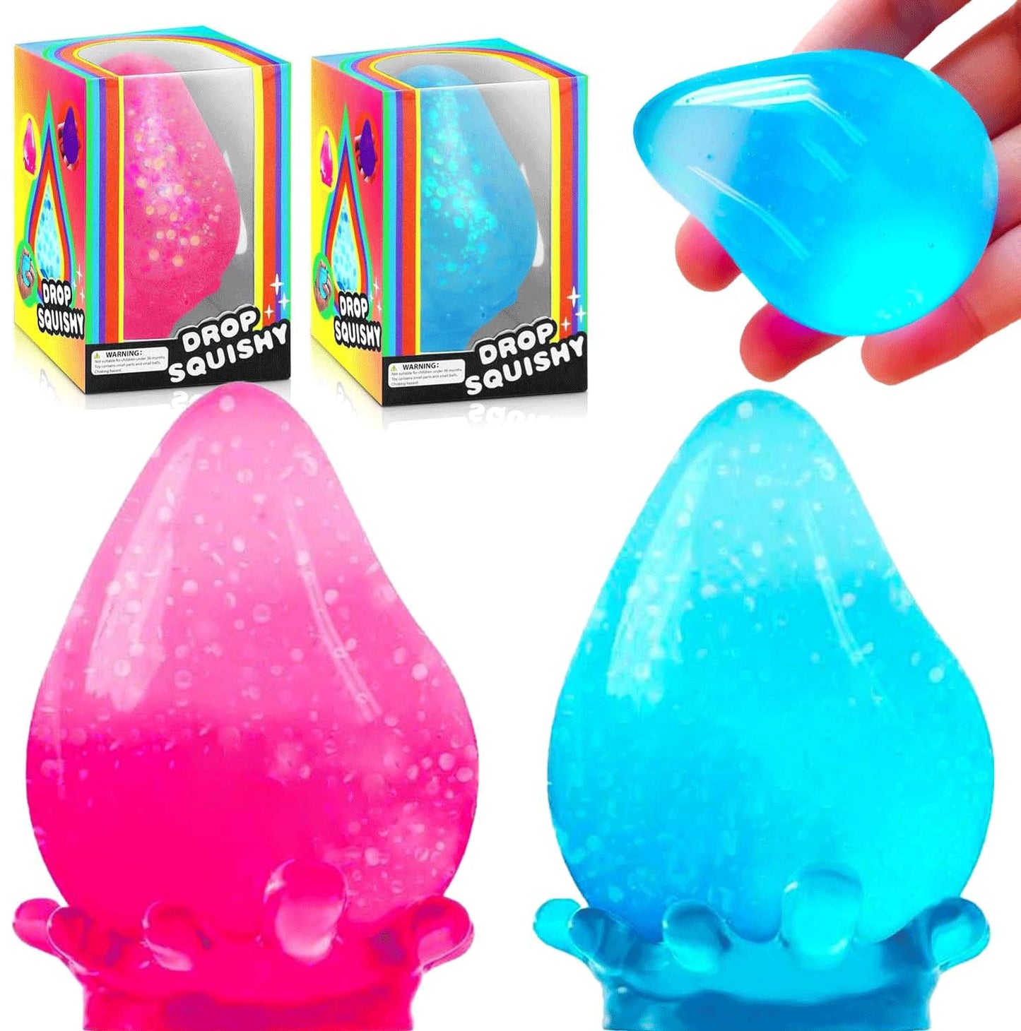 Schylling NeeDoh Dream Drop - Sensory Toy with Groovy Goo Filling - Three Random Colors - Ages 3 and Up - 3 Pack