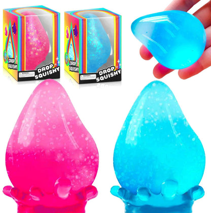 Schylling Snow Ball (NeeDoh) Crunchy, Squishy, Squeezy, Stretchy Stress Balls Gift Set Bundle - 2 Pack