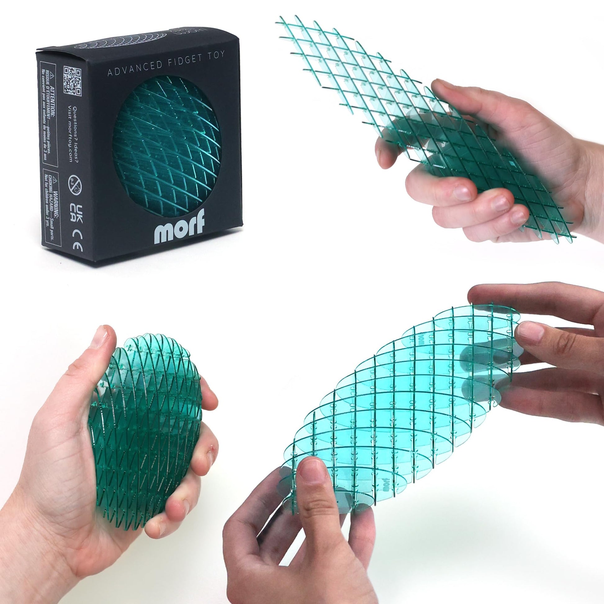 Schylling NeeDoh Mac 'N' Squeeze - Sensory Squeeze Toy - Contains 4 Squishy Noodles - 3" Wide - Color May Vary (Pack of 1)