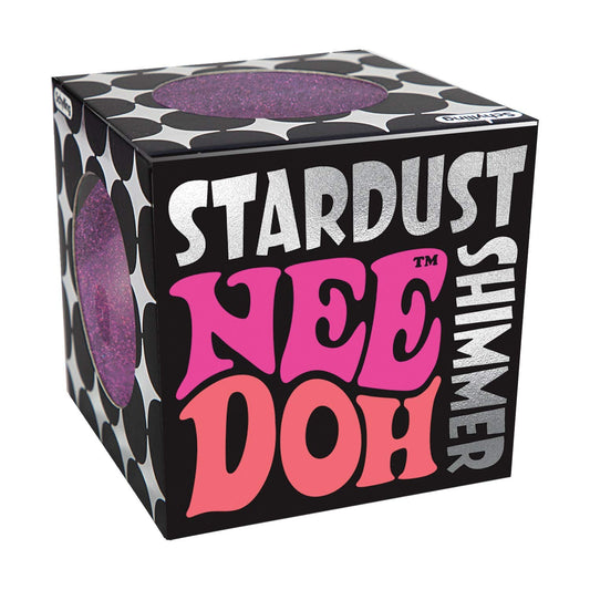 Schylling NeeDoh Stardust - Sensory Fidget Toy - Assorted Colors - Ages 3 to Adult (Pack of 1)