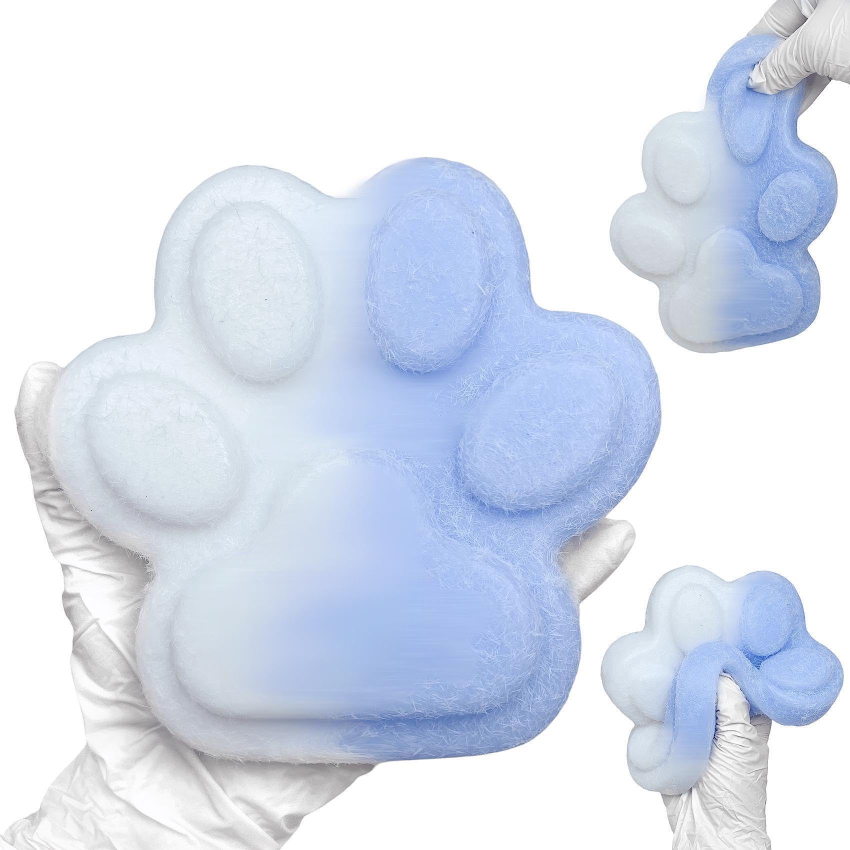 Schylling NeeDoh Nice Cube Glow - Squeeze Toy with a Super Solid Squish - Glows in The Dark - 2.25" Cube - Color May Vary (Pack of 1)