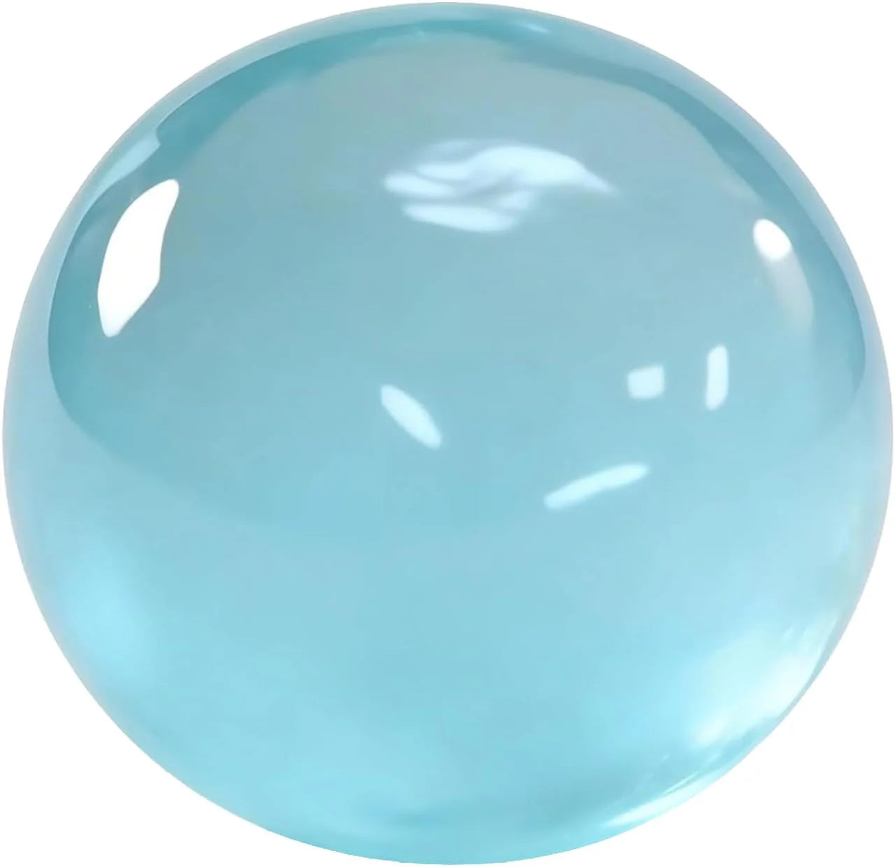 Coconut Oil Squishy, Coconut Oil Slow Rising Squeeze Stress Ball Clear Jelly Bubblegum Texture Coconut Oil Squishy Toy (Blue) - US 5310
