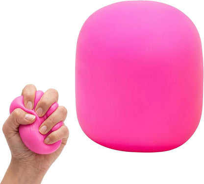 Squeeze Color Changing Squishy Soft Square Malt Sugar Filled Slow Stress Balls, Color Changing Squishy Sensory Toy, Anxiety Relief Shape Fidgets for Pull Stretch Squishy Toy (Pink) - US 5629