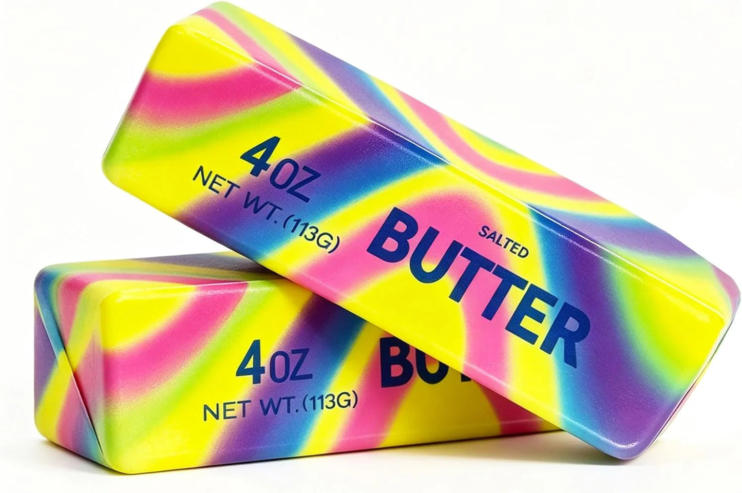 Slow Rising Squishy，Taba Squishy, Stress Balls，Party Favor Gift (Butter stick-2pcs)-0519 (Colorful-2pcs) - US 6016