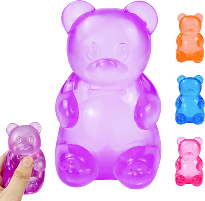 Gummy Bear Squishy, Stress Bear Taba Squishy, Taba Squishy Toys for Kids, Stress Balls Valentines Day Gifts Birthday Gifts Party Favors-Purple - US 8193